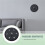 215 mm Self-Adhesive Sanding Disc Wall Polishing Backing Plate Hook&Loop Replacement Sanding Pad for Drywall Sander 5