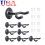 8pcs Round Guitar Wall Hanger Set, Space Saving Secure Mount for All Instruments, Easy Install 5