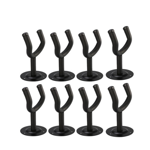 8pcs Round Guitar Wall Hanger Set, Space Saving Secure Mount for All Instruments, Easy Install