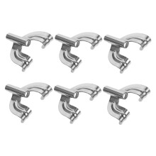 6Pcs Bass Drum Claw Hooks Replacement Kit  Durable Reliable Tension Parts for Drum