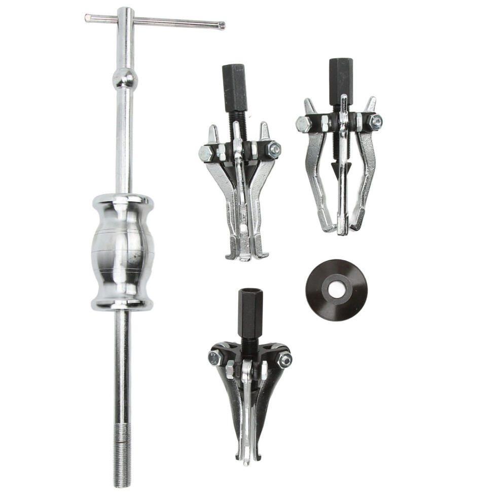 5Pcs Universal 3-Jaw Slide Hammer Puller Set For Gears Bearings Chrome Steel 4611388986792