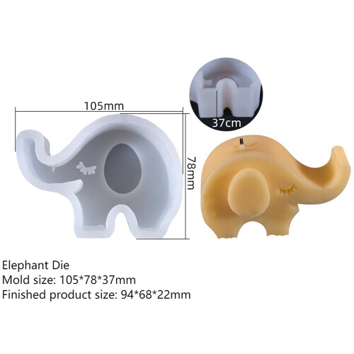 Animal Silikonform, DIY Silikonljusform, 3D-Form (Giraff) 2