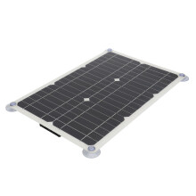 100W 18V Solar Panel Kit, 42x28cm, USB & DC Outputs