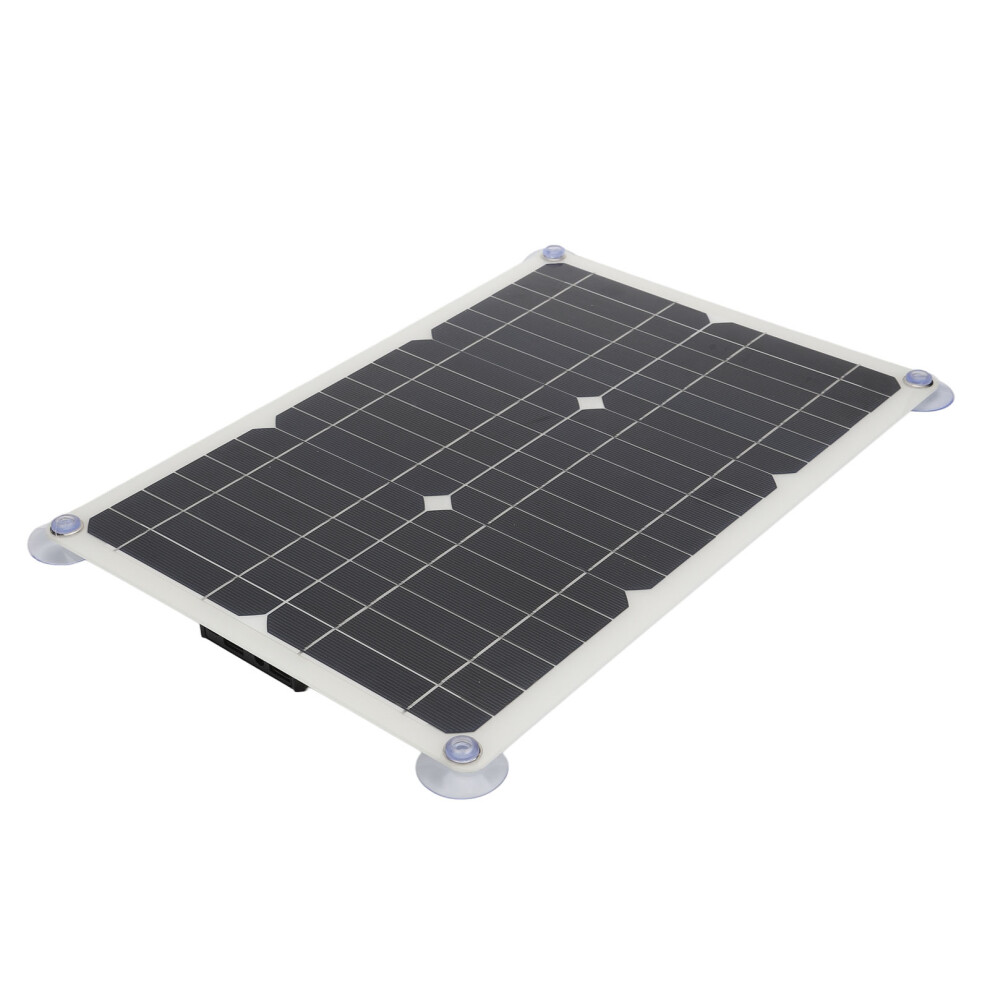 100W 18V Solar Panel Kit, 42X28cm, Usb & Dc Outputs 9341388986922