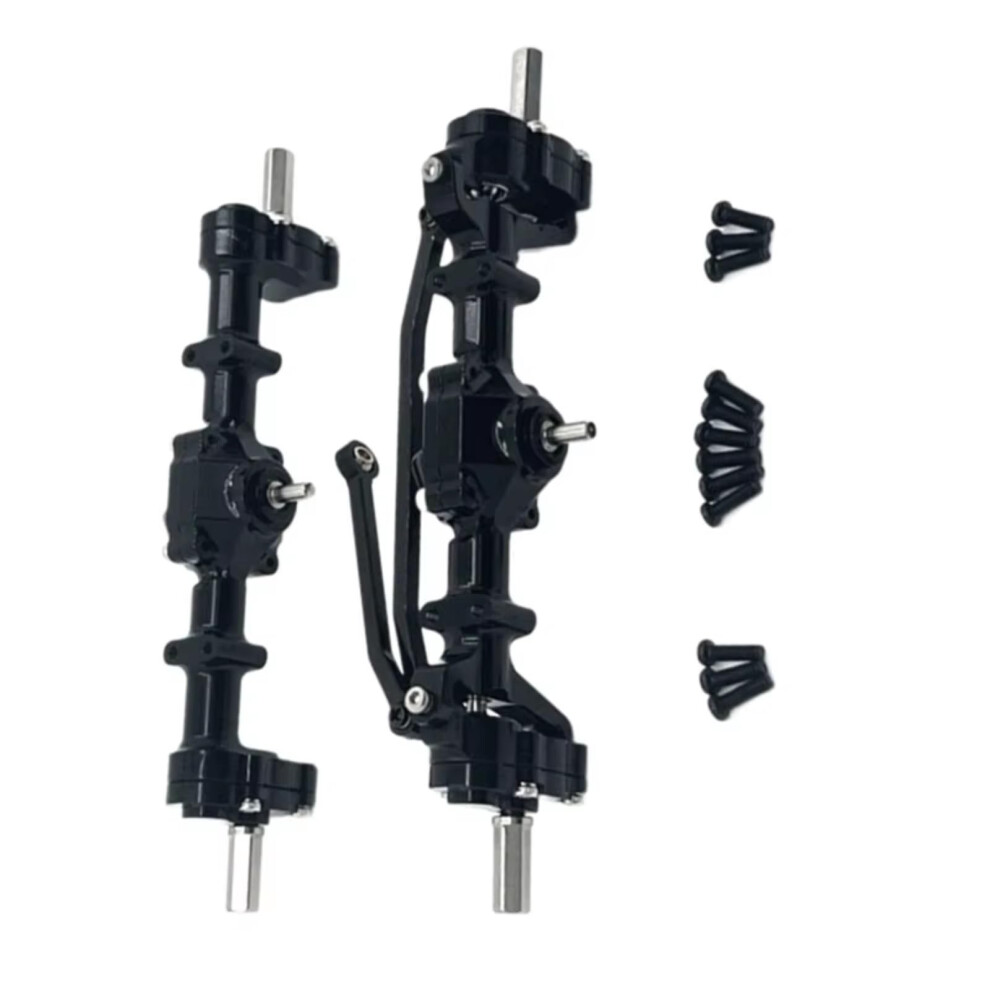 Rc Car Portal Axle Metal Differential Bridge Kit For Wpl C14 C24 C34 B14 B24 Upgrade Parts Black 9771547435617