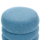 Beliani Pouffe SUMPTER Boucle Blue 5
