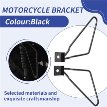 2Pcs Motorcycle Black Saddle Bag Support Rod Mounting Bracket for Sportster Xl 883 1200Travel Bag Bracket