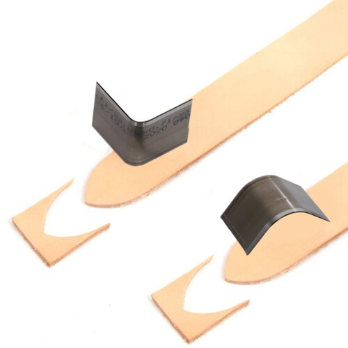 Leather  Tools Corner Round Hand Cutter Punch Leather Handmade  Tools Punching Hand 10Pcs Belt  Oval Shape 1