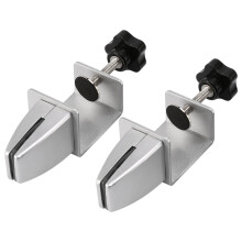 2 St Sneeze Guard Clamp Bracket Skrivbordspartition Clamp för 1/8 Tum Till 1 Tum Tjocka Akrylpaneler Justerbar C-Formad KläMma