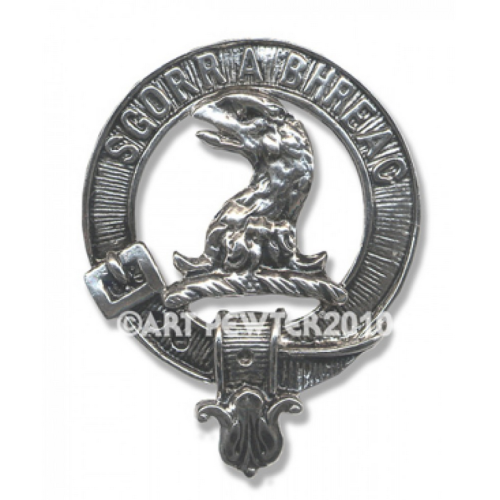 Wooden Scottish Clan Crest Toasting Quaich - MacNicol 1
