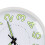 Silent Quartz Wall Clock 12in White Frame, Luminous, Battery Powered 6