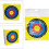 3X Range Archery Bag Target Replacement Cover with 2 Sides Easy to Transport Range Archery Target Cover A 5