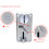 Gettoniera Coin Pusher JY133A CPU Arcade Coin Selector per Distributore Automatico Arcade Game Ticket Exchange 2