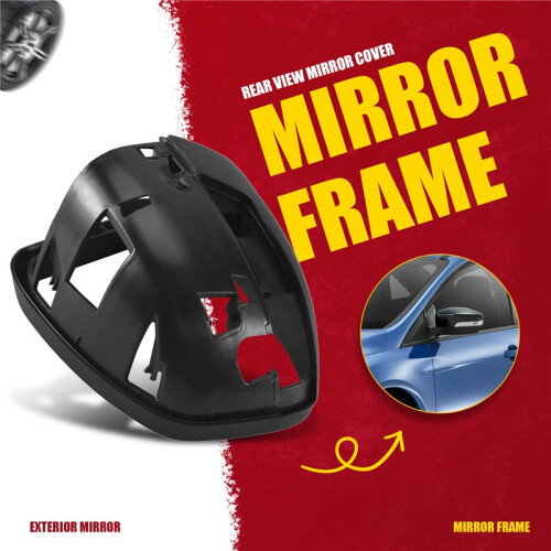 Right Rear View Mirror Cover Frame Mirror Shell Base Exterior Accessories for  Focus 2008-2017 1