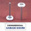 Rolo de Porta de Garagem de 12 Polegadas 2 Polegadas, Rolo de Porta de Garagem de Nylon com Rolamento 6200ZZ, para Portas de Garagem Residenciais e 4