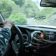 Lustiger Horror-Charakter, Auto-Lufterfrischer, Lüftungsclip, 2D-Klammer, Lüftungsclip für Auto-Klimaanlage, Innenraum, Auto, Fahrzeug,