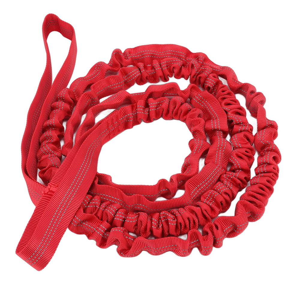Stretchable Nylon Bike Tow Bar Rope 2.7M Portable Red 9371388987346