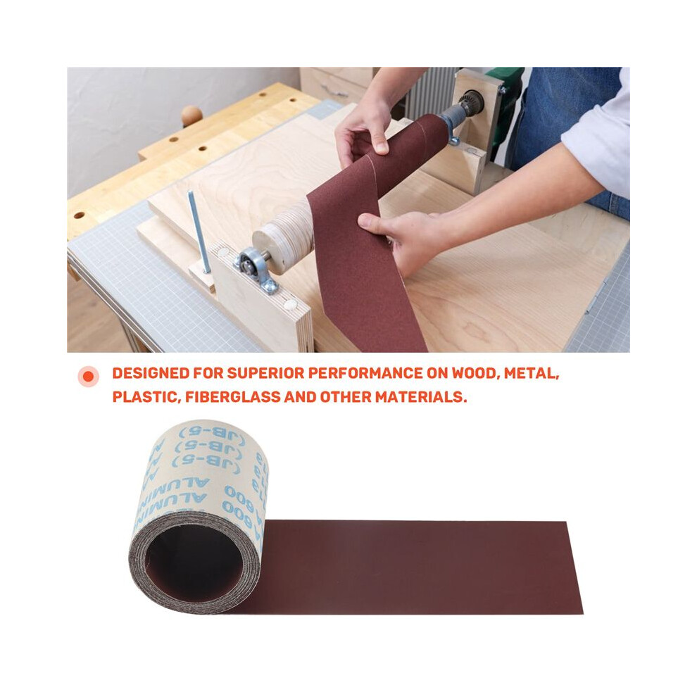 5M Long 115Mm Width 600 Grit Abrasive Sanding Sand Paper Sandpaper 6033375241826