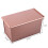 Baking Pullman Loaf Pan with Cover,Bread Pan with Lid,Nonstick Rectangle Corrugated Toast Box for Oven, Dough Cavity 9