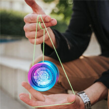 5X LESHARE Professional Responsive Yo-Yo Magic Yoyo Set with Replaceable Bearings and Gloves, with 25 Rope