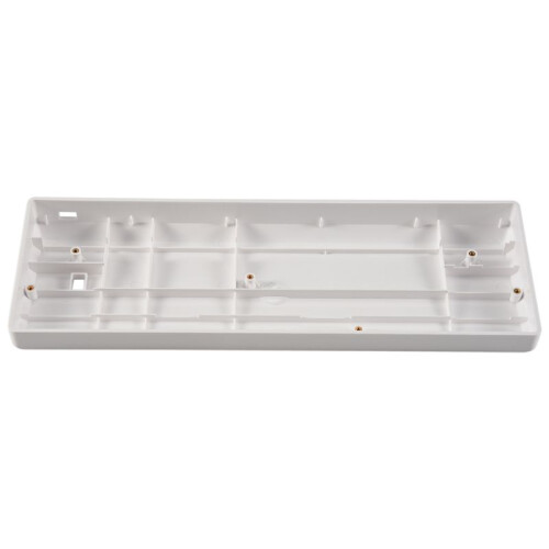 Plastic Case for 60% Mechanical Keyboard Plastic Shell Fits Most  Mechanical Keyboard GH60 A60 DZ60 XD60 White 2
