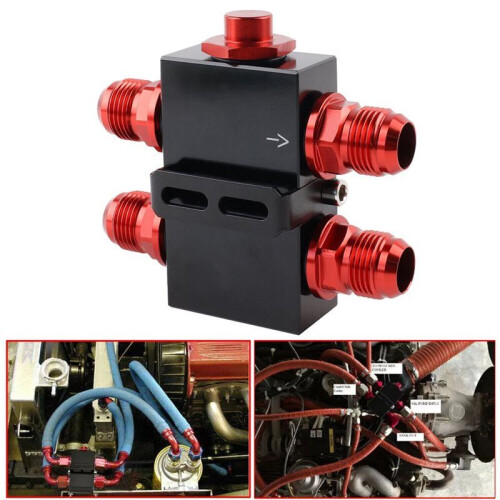 Ölfilter-Sandwich-Adapter mit Inline-Ölthermostat AN10-Anschluss-Ölplatte 2