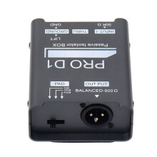 PRO D1 Passive Isolator BOX Audio Isolator Bass Guitar DI Box Impedance Converter DI BOX Current Sound Noise Mixer