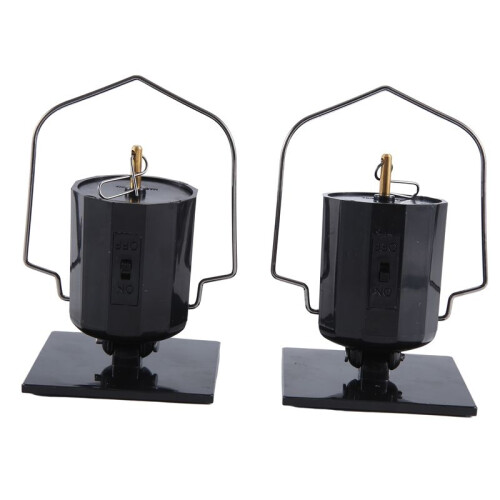 Solar Hanging Display Motor Rotating Small Motor Solar  Wind Spinner Motor Multi-Purposes Rotatable Hook 2Pcs 1