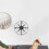 Metal  Compass Vane Wrought Iron Decoration Indoor Ornaments 3