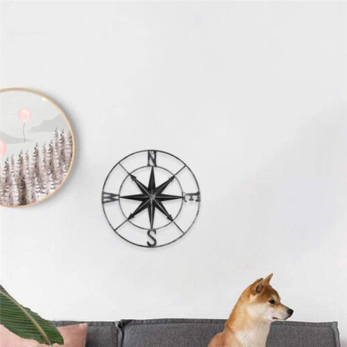 Metal  Compass Vane Wrought Iron Decoration Indoor Ornaments 2