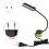 2X 30 LED Sewing Machine Light Sewing Lighting for Workbench Lathe Drill Press Flexible Gooseneck Arm Work Lamp EU Plug 3