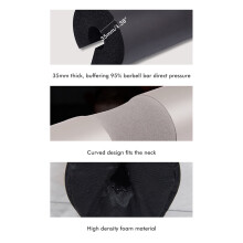 Camouflage Foam Barbell Squat Pad 45*9cm Neck Shoulder Support Gym