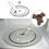 8X Microwave Turntable Coupler,Microwave Oven Roller Guide Support, Microwave Oven Rotary Core Coupling 5