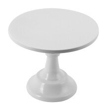 2X Metal Iron Cake Stand Round Pedestal Dessert Holder Cupcake Display Rack Bakeware White Wedding Party Decoration