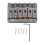 Electric Guitar Bridge 6 String Hardtail with Precise Intonation Control and Adjustable String Height – Chrome Fixed Replacement 1