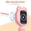 Microscope for Kids 2 Inches LCD Screen with 8 Led Lights Portable Kid  Microscope Handheld Microscope 5