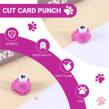 Scrapbook Handmade Cut Card Calico Printing DIY Paper Shaper Punch (Paw)