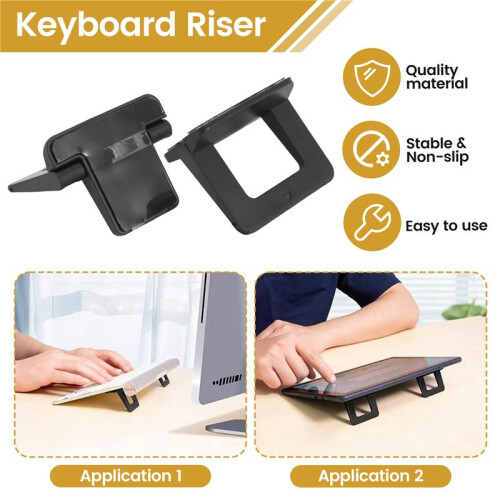 Support de Clavier, Support de Clavier pour Bureau, Support D'Ordinateur Portable pour Bureau, Support D'Ordinateur Portable Portable Compatible pour 2