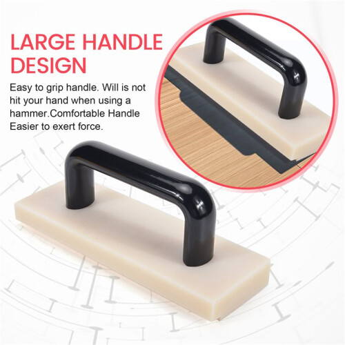 Tapping Block for Vinyl Plank Flooring Install Flooring Tapping Block with  Handle Lengthen Floor Tools (200mm) 2