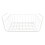 Under Shelf Storage Basket M White Iron Wire 2