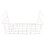 Under Shelf Storage Basket M White Iron Wire 3