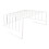 Under Shelf Storage Basket M White Iron Wire 5
