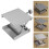 12/16 Wire Rack Horizontal Lifting Platform Adjustable Lifting Platform Supporting 360 Horizontal and Vertical 4