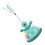 Model 4-Layer Cat Ball Tower Toy Mint Green Catnip 1