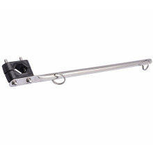 2X 14 inch Flag Pole Holder Stainless Steel 7/8 inch 1 inch Rail Mount for Boat/Yacht