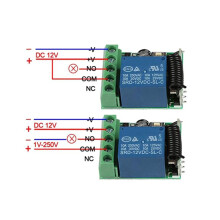 10PCS 12V Single Channel 433 MHZ Wireless Control Board Remote Control Relay Transmitter Button Module