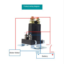 12V 500A Relais Auto Start Schakelaar Dubbele Batterij Isolator Relais Start Aan/Uit 4 Pin 500A 12V voor Auto Stroomschakelaar