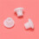Plastic Round Shaped Cover Screw Cap Lid White 200Pcs for 5mm Dia Hole 7