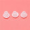 Plastic Round Shaped Cover Screw Cap Lid White 200Pcs for 5mm Dia Hole 8