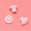 Plastic Round Shaped Cover Screw Cap Lid White 200Pcs for 5mm Dia Hole 9